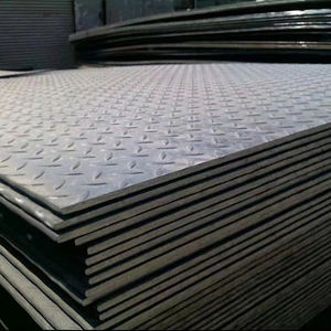 <span class=keywords><strong>Plaque</strong></span> de tôle d'<span class=keywords><strong>acier</strong></span> carbone antidérapante à motif damier JIS, normes ASTM A36, SS400, S235, en <span class=keywords><strong>acier</strong></span> St37, pour revêtement de sol - Product Image 2