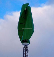 Éolienne 2000W/5000W à axe vertical Maglev, système générateur hybride éolien-solaire 48V pour usage domestique, pales en fibre de verre, certifiée CE