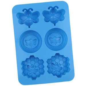 Ong tổ ong thực phẩm cấp Silicone khuôn cho bánh ngọt tự làm Baking hương liệu & tinh dầu xà phòng sử dụng nhà - Product Image 4