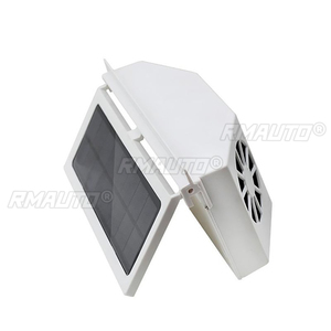 Ventilateur d'échappement solaire pour voiture, refroidisseur de calandre, ventilateur de ventilation automatique, alimentation double mode - Product Image 4