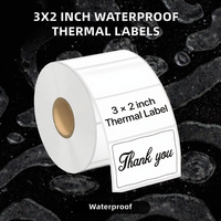 Label Printer Thermal Syncode SLR-JP-0083 3x2 Inch Matte Putih, Tahan Air, Perekat Sendiri, Promo Grosir