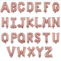 Hot Sale Günstige Aluminium Geburtstags feier Dekoration Alphabet 16 Zoll Gold Letter Foil Ballon