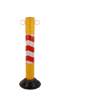 Poste de Advertencia Reflectante de HDPE, Solo IP65, para Seguridad Vial, Barrera de Tráfico - Product Image 1