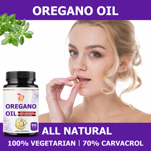 Cápsulas de Aceite de Orégano 100% Vegetarianas, Suministro de Fábrica, con Hoja de Orégano Silvestre del Mediterráneo, Apoyo a la Salud Digestiva, Cápsula Herbal - Product Image 3