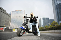 Scooters électriques puissants de 3000 W, scooter électrique pour adultes de 75 km/h, Citycoco