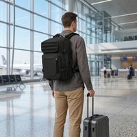 Sac à dos tactique de sport et d'extérieur DZ20260818-06 OEM Protector Plus, haute qualité, personnalisé, multifonction, durable, en polyester 600D, 40L