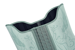 Langqin Entraîneur de taille respirant pour femmes <span class=keywords><strong>gaine</strong></span> en <span class=keywords><strong>latex</strong></span> de gros Shaper avec contrôle du ventre pour la perte de poids - Product Image 5