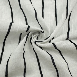 Tela Crepé 100% Algodón Peinado Orgánico, Ligera, Transpirable, 65gsm, Estilo Dobby, Absorbente, para Camisetas de Bebés y Niños - Product Image 1