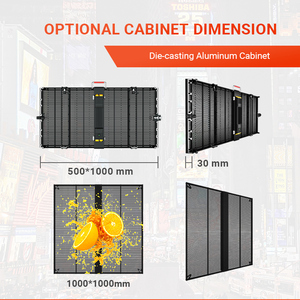 Pantalla LED Transparente Adhesiva P3.91 como Gran Video Wall para Vidrios de Edificios de Centros Comerciales, Pantalla LED Transparente Adhesiva - Product Image 2