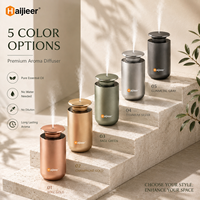Diffuseur d'arômes de voiture en métal avec capteur de démarrage/arrêt automatique, USB, sans eau, double liquide, machine à huiles essentielles pour hôtel, maison, bureau, spa