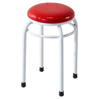 Tabouret rond minimaliste pour la maison, en éponge épaisse de 30 cm, avec coussin en tissu solide, pour la décoration intérieure
