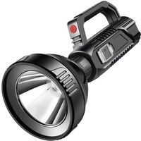 Linterna de Pesca LED Súper Brillante Recargable, Impermeable IP65, 100000 Lúmenes, Largo Alcance 1000M, Linterna de Búsqueda para Uso en Exteriores