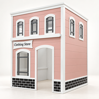 Comptoir de présentation en bois sur mesure pour boulangerie, mobilier d'intérieur, design de magasin de détail, maison de jeu pour enfants pour aire de jeux
