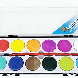 Juego de Acuarelas Sólidas de 12 Colores, Pigmentos Brillantes y Duraderos, Económico de Fábrica, para Estudiantes - Product Image 2