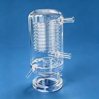 Tube en quartz spiralé à 99,99 % pour photochloreuse UV, réacteur photochimique résistant au chlore, sur mesure