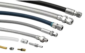 VALLOK 316 Tuyaux flexibles métalliques corrugués hélicoïdalement haute température haute pression, <span class=keywords><strong>tuyau</strong></span> tressé en fil métallique, classe 1600 PSI - Product Image 2
