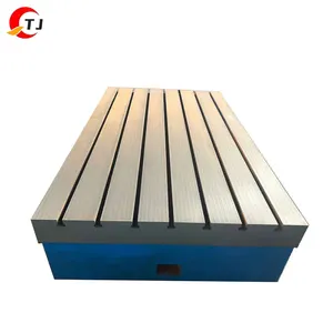 CNC Machine Customized Durable Cast Iron Surface Plate Iron Bed T-slots Plate With Stand