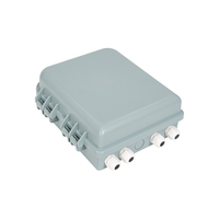 HOT ABS 2 2out 24 Fibers Mechanical Sealing Outdoor FTTH Fiber Optic Distribution Box 24 Max Capacity 24 SC Adapters Temperature