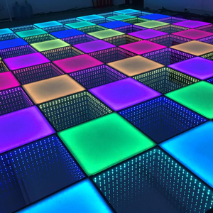 Bán Hot 3D sân khấu Led Dancing Floor DJ ánh sáng cho Wedding party Disco video kỹ thuật số RGB pixel tầng LED Dance Floor - Product Image 2