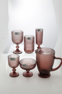 เหยือกแก้วใส่น้ำสีเขียว/ชมพู/เทา/ใส/สีทึบแก้วบอโรซิลิเกตทรงโซดาไลม์ขนาด940มล. - Product Image 4