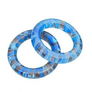 Pulseras de Resina Modernas de la Mejor Calidad, Brazaletes Acrílicos Coloridos para Mujer, Joyería Unisex, Accesorio de Moda para Boda - Product Image 2