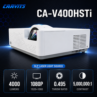 Projecteur laser DLP CAAVITS 0.495 4000 lumens Full HD pour salles de formation et de réunion, projecteurs d'usine CA-V400HSTi