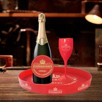 Porte-logo personnalisé Plateau de service pour bar Plateau de service pour verre à liqueur en plastique antidérapant
