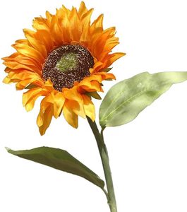 Fleur artificielle en latex de tournesol unique de qualité supérieure pour la décoration de la maison, des mariages, des espaces extérieurs et des aires de jeux - Product Image 4