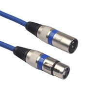 Câble microphone xlr audio 3 broches 50ft 1m 10m 30m câble xlr mâle à femelle câble xlr