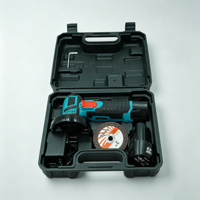 适用于迷你无绳无刷角磨机 12V 3 英寸 19500RPM 滑动开关电动工具，用于一般研磨