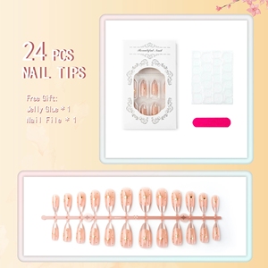 Juego de 24 Uñas Postizas de <span class=keywords><strong>Manicura</strong></span> <span class=keywords><strong>Francesa</strong></span> Plateadas Premium con Diseño de Ojo de Gato <span class=keywords><strong>Dorado</strong></span> <span class=keywords><strong>en</strong></span> Forma de Almendra, Estilo Cielo Estrellado <span class=keywords><strong>Dorado</strong></span> - Product Image 6