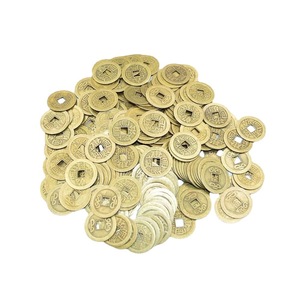 Pièce de monnaie en cuivre des Cinq Empereurs de Tengqiao, une pièce antique et vieillie de la dynastie Qing, mesure 2,3 cm. - Product Image 5