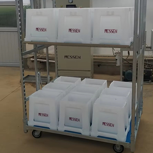 פרחים חתוך טרי חתוך ארבע גלגל נירוסטה סל מנשאים מצמד פרח טרולי oem מותאם אישית 600 ק "ג קיבולת עומס - Product Image 2