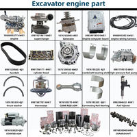 Pièce d'origine pour moteur d'excavatrice 8982959210 8976023931 Thermostat 82C pour Isuzu 4HK1 6HK1 Hitachi ZX200-3 ZX330 Pièces de refroidissement