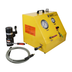 Pompe hydraulique pneumatique professionnelle QDB-150 1500BAR/150MPA, pompe à piston ultra haute pression à commande pneumatique pour usinage de boulons - Product Image 4