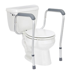 Barre d'appui pour toilettes Huahu avec accoudoirs pour la sécurité dans la salle de bain et l'aide à la position debout - Product Image 1