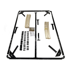 Có thể điều chỉnh Nữ Hoàng Kích thước khung giường với thanh gỗ-Cơ sở nền tảng hiện đại không tiếng ồn cho nền tảng nệm, lắp ráp dễ dàng - Product Image 4