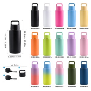 Custom Logo OEM Stainless Steel 34oz 1000ml Sport Vacuum <b>Flask</b> Travel Water <b>Bottle</b> Lid 12-24 Hours Thermal Insulation Reusable - Product Image 3