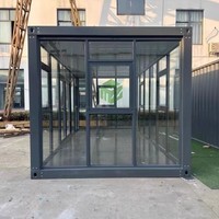Casa Contenedor Modular, Edificio de Oficinas Prefabricado y Portátil, Diseño Moderno, Característica Transpirable para Uso Comercial en Hoteles y Exteriores