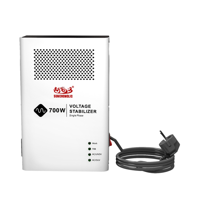 Sunchonglic 700W Single-phase Voltage Regulator Stabilizer 220/230V AC with Pure Sine Wave Output 0.7KVA Unidirectional