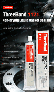 Sellador Líquido Gris MKX67 ThreeBond 1121 de 200g, No Curable, para Sellado de Juntas de Motores y Maquinaria - Product Image 4