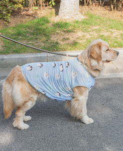 Vêtements pour grands chiens 3XL-8XL vêtements pour animaux de compagnie Labrador <span class=keywords><strong>Golden</strong></span> <span class=keywords><strong>Retriever</strong></span> T-shirt gilet pour animaux de compagnie de haute qualité d'été - Product Image 2