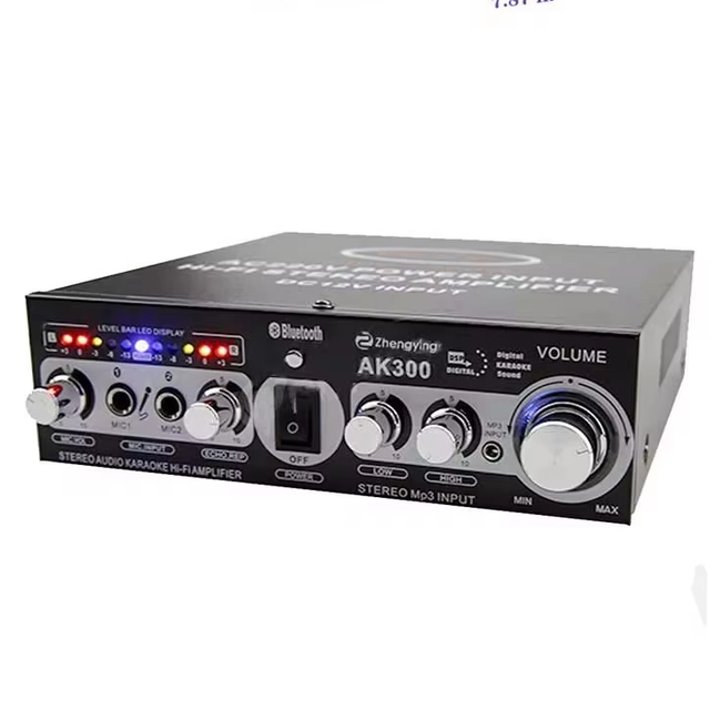 Hot AK-300 2 Channel  Car Laptop Amplifiers Charger USB Audio Amplifier for Home