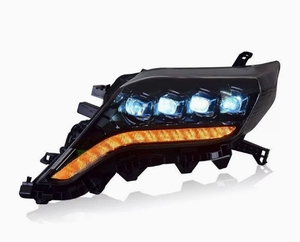 Feux de voiture compatibles avec Toyota Prado, phare 2014-2017, projecteur LED, feux de jour, accessoires automobiles - Product Image 2