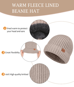 Biểu Tượng Tùy Chỉnh Windproof Mùa Đông Dệt Kim <span class=keywords><strong>Beanie</strong></span> Cap Cho Phụ Nữ Và Nam Giới Ấm Đồng Bằng Acrylic Sợi Với Nắp ca-pô Cho Ngoài Trời Và Du Lịch - Product Image 3
