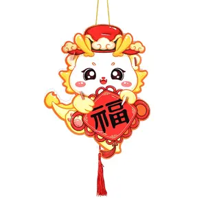 Lanterne LED 2024 New Children's Handmade DIY Dragon Year Flower Lantern Ancient Style Bamboo Weaving Decoration Spring Linternas