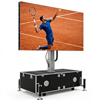 Écran LED portable étanche 2026 JCT PFC7M-W P3.91 3.5*2m avec flight case pour matchs sportifs en direct et publicités extérieures
