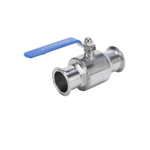 Vanne à boisseau sphérique sanitaire en acier inoxydable sur mesure, type Tri-Clamp A270, finition polie Q81F, fabricant de vannes à boisseau sphérique 316/316 - Product Image 1