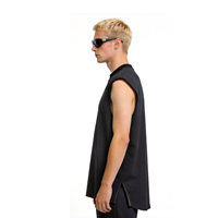 XUCHANG Débardeur tricoté sans manches 100% coton lavé, personnalisé avec logo, pour homme, idéal pour la course et la gym