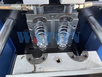 Máquina Semiautomática para Fabricación de Botellas de Plástico con 2 Sopladores y 1 Horno, Pequeña